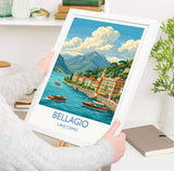 Bellagio Lake Como Travel Print | Pearl of the Lake, Italy Wall Art