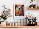 Greenwich Village New York Travel Print Wall Art, Travel Poster of Greenwich Village, New York , New York Art Lovers Gift, USA Art Gift NQ Media Designs