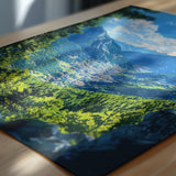 Andorra Travel Print, Travel Poster of Andorra, Europe, Andorra Wall Art Gift, Pyrenees Mountains Wall Decor Gift NQ Media Designs