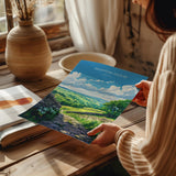 Skipton Moor Travel Poster Wall Art, Travel Print of Skipton Moor, Skipton Art Print, North Yorkshire Wall Print, Yorkshire Art Lovers Gift NQ Media Designs