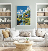 Suffolk Poster Wall Art, Travel Print of Suffolk, England, Suffolk Art Lovers Gift, England Wall Art Print NQ Media Designs