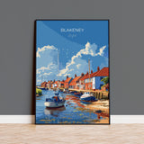 Blakeney Travel Poster, Travel Print of Blakeney, Norfolk Gift, England, Norfolk Art, Blakeney Art Lovers Gift, Wall Art Print NQ Media Designs