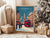 London at Christmas Travel Print | Festive London Wall Art | Christmas Gift