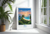 Bali Travel Print, Travel Poster of Bali, Kelingking Beach, Indonesia, Bali Travel Wall Art Gift