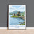 Eilean Donan Castle Scotland Travel Poster, Scottish Highlands Castle Wall Art, Landscape Print, Iconic Scotland Illustration, UK Decor