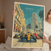 Monaco Travel Print Wall Art, Monaco Print, Monaco Motor Racing Grand Prix Gift Art, Monaco F1 Racing ArtPoster, Monaco Travel Wall Decor