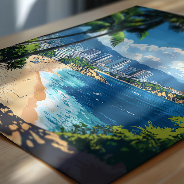 Acapulco Travel Poster Wall Art, Print of Acapulco, Mexico Coast Art Gift, Mexico Cities Art,