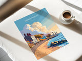 Sandymount Print, Travel Poster of Sandymount, Dublin Art, Ireland Coast, Travel Wall Art Gift NQ Media Designs
