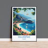 Oludeniz Travel Print Wall Art, Travel Poster of Oludeniz, Turkey Wall Art, Oludeniz Art Lovers Gift, Wall Art Print NQ Media Designs