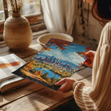 Denver Travel Print Wall Art, Travel Poster of Denver, Colorado, USA, Denver Art Lovers Gift NQ Media Designs