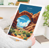 Arches National Park Travel Print Wall Art, Travel Poster of Arches, National Park Art Lovers Gift, Utah, USA, Travel Wall Art Gift