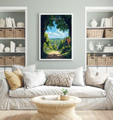 Berkshire Travel Print Wall Art, Berkshire Travel Poster, English Countryside Art Gift, Wall Art Print NQ Media Designs