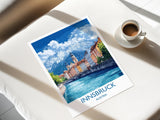 Innsbruck Poster, Travel Print of Innsbruck, Austria, Innsbruck Art Gift, Travel Europe Gift NQ Media Designs