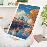 Berlin Travel Poster Wall Art, Travel Print of Berlin, Berlin Art Lovers Gift, Germany Art Gift NQ Media Designs