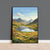 Scottish Highlands Travel Poster, Scotland Landscape Wall Art, Mountain & Loch Print, Dramatic Nature Illustration, UK Decor, Scotland Gift