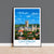 Canterbury Travel Print, Travel Poster of Canterbury, England, Canterbury Cathedral, Kent Art Lovers Gift, Wall Art Print