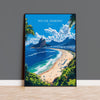 Rio De Janeiro Travel Poster, Travel Print of Rio De Janeiro , Brazil City Poster, Rio De JaneiroWall Art Lovers Gift, Brazil Art Gift NQ Media Designs