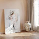 Personalised Watercolour style Wedding Portrait - Wedding Gift - Anniversary Gift -Mr Mrs - Happy couple - Digital Art - Venue Watercolor NQ Media Designs