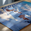 Lapland Travel Poster, Travel Print of Lapland, Scandinavia Poster, Lapland Art Gift, Finland Art Lovers Travel Gift