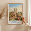 Beverley Minster Travel Poster, Beverley Yorkshire Wall Art, Historic Market Town Print, Gothic Cathedral Illustration, Beverley Gift