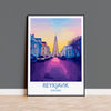 Reykjavik Poster Wall Art, Reykjavik Travel Print, Iceland Wall Art, Reykjavik Art Lovers Gift, Iceland Gift NQ Media Designs