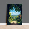 Berkshire Travel Print Wall Art, Berkshire Travel Poster, English Countryside Art Gift, Wall Art Print NQ Media Designs