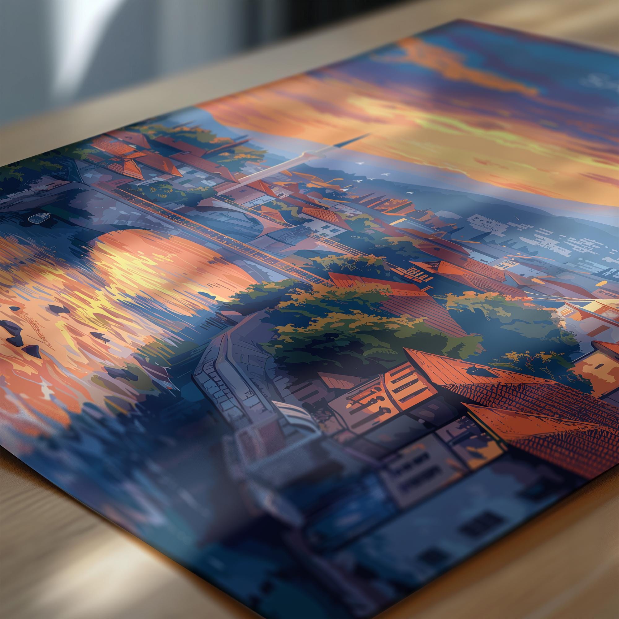 Sarajevo Travel Print Wall Art, Travel Poster of Sarajevo, Bosnia, Sarajevo Wall Art Gift, Bosnia Herzegovina City Print NQ Media Designs