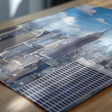New York City Art Print, Manhattan Skyline Art Gift, Empire State Building Poster NQ Media Designs
