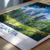 Atlanta Travel Print, Travel Poster of Atlanta, Georgia, Atlanta City Art Lovers Gift, USA Gift, Wall Art Print
