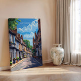 Wetherby Travel Print Wall Art, Travel Poster of Wetherby, Yorkshire, England, Wetherby Art Lovers Gift, England Gift NQ Media Designs