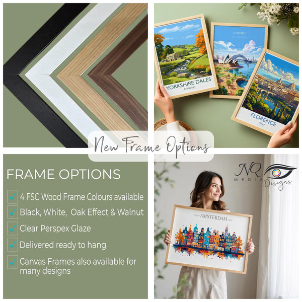 a collage of photos with a woman holding a picture