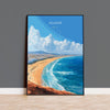 Agadir Travel Poster Wall Art, Travel Print of Agadir, Agadir Art Lovers Gift, Morocco Wall Art NQ Media Designs