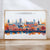 Cambridge Travel Poster Skyline Wall Art Landscape, Travel Print of Cambridge, Cambridge Art Lovers Gift, England Horizontal Art Gift