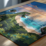 Bali Travel Print, Travel Poster of Bali, Kelingking Beach, Indonesia, Bali Travel Wall Art Gift NQ Media Designs