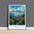 Glacier Express Wall Art Travel Poster, Travel Print of Glacier Express, Switzerland Alps Art Travel Lovers Gift
