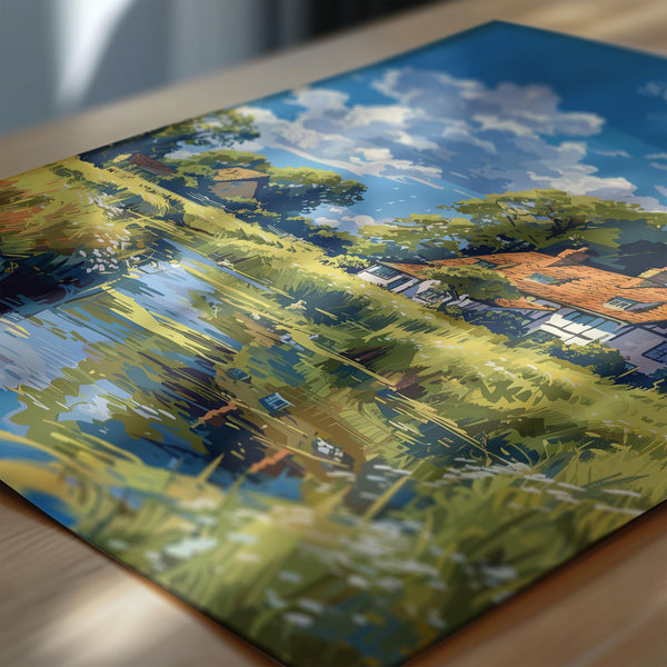 Suffolk Poster Wall Art, Travel Print of Suffolk, England, Suffolk Art Lovers Gift, England Wall Art Print