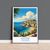 Ulcinj Travel Print | Old Town, Montenegro Wall Art