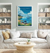 Chichester Harbour Travel Print Wall Art, West Sussex Travel Poster, English Countryside Art Gift, Wall Art Print