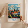 Berlin Travel Print Wall Art, Travel Poster of Berlin, Berlin Art Lovers Gift, Germany Art Gift
