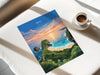 Bali Travel Print, Travel Poster of Bali, Kelingking Beach, Indonesia, Bali Travel Wall Art Gift