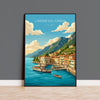 Limone sul Garda Travel Poster | Lemon Houses, Italy Wall Art