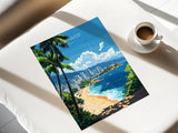 Acapulco Travel Poster Wall Art, Print of Acapulco, Mexico Coast Art Gift, Mexico Cities Art, NQ Media Designs