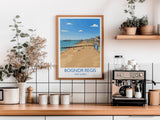 Bognor Regis Travel Poster Wall Art, Travel Print of Bognor Regis, West Sussex, English Seaside Town Art, England Art Gift NQ Media Designs