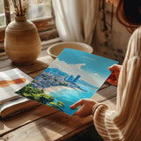 Penang Travel Poster Wall Art, Travel Print of Penang, Malaysia, Penang Art Gift, Wall Art Travel Gift NQ Media Designs