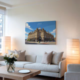 Leeds City Art Print, Leeds Markets, West Yorkshire Landscape Poster, England UK City Travel Decor NQ Media Designs