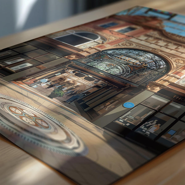 Leeds Travel Wall Art Poster, Travel Print of Leeds, West Yorkshire Wall Print, English City Art Gift