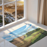 Northumberland Travel Poster Landscape, Travel Print of Northumberland Countryside, Hadrians Wall, England, Housesteads Fort Art, NQ Media Designs