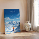 Val Cenis Wall Art Travel Print, Travel Poster of Val Cenis, Ski Poster, Val Cenis Art Gift, France Ski Art Travel Gift NQ Media Designs