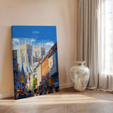 York Travel Print Wall Art, City of York Travel Poster, English Cities Art Gift, Wall Art Print NQ Media Designs