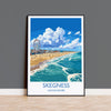 Skegness Travel Poster Wall Art, Travel Print of Skegness, England, Lincolnshire Seaside Art Lovers Gift, Travel Art Gift NQ Media Designs